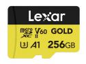 LEXAR MICRO SDXC CARD 256GB GOLD 280MB/SEC V60